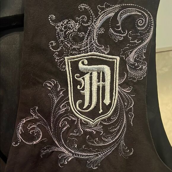 Abalanche Authentic Black Embroidered Vest - Picture 3 of 6